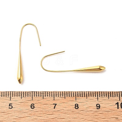 304 Stainless Steel Dangle Earrings EJEW-F375-01C-G-1