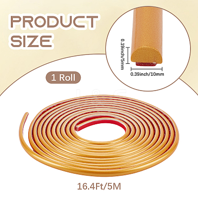 PVC Self-Adhesive Flexible Molding Trim DIY-WH20007-40C-02-1