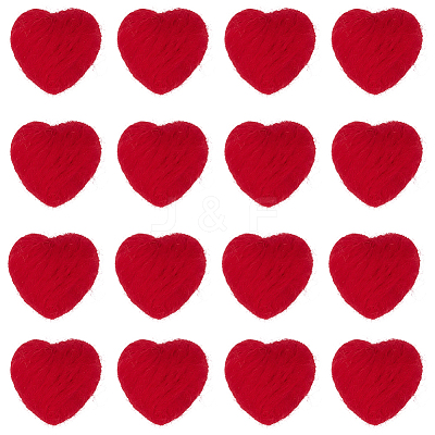 Heart Handmade Wool Felt Ornament Accessories DIY-CY0003-12A-1