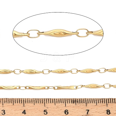 304 Stainless Steel Bar Link Chains CHS-H116-01N-G-1