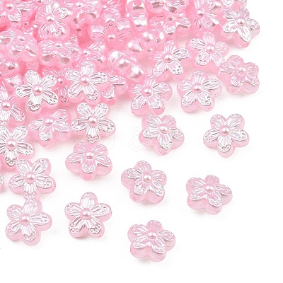 Imitation Pearl Acrylic Beads AC-CBAAA05-06A-1