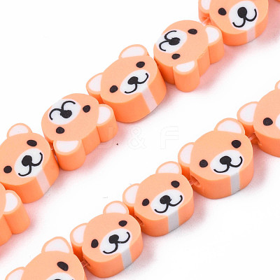 Handmade Polymer Clay Bead Strands CLAY-S096-004-01H-1