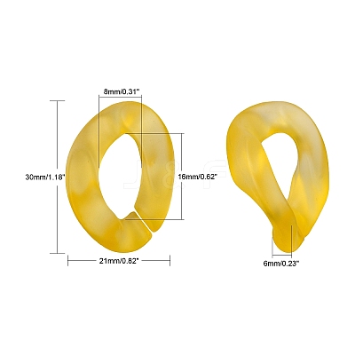 Transparent Acrylic Linking Rings LS-OACR-S036-001B-K11-1