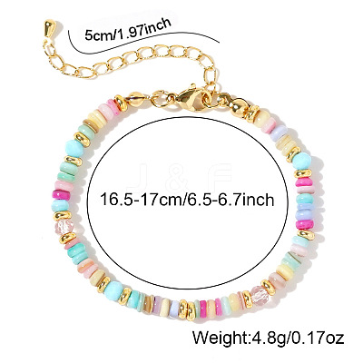 Christmas Natural Shell Beaded Bracelets for Women UZ2454-1