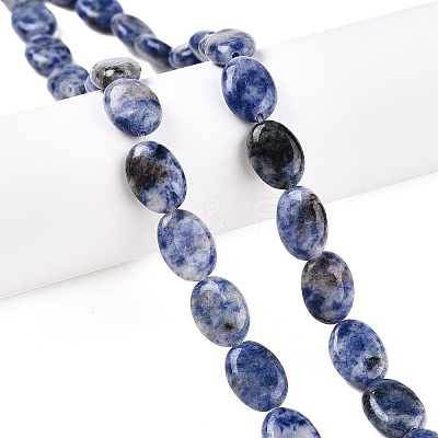 Natural Blue Spot Jasper Beads Strands G-M206-40-1