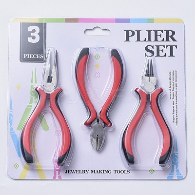 Iron Jewelry Tool Sets: Round Nose Pliers PT-R009-03-1