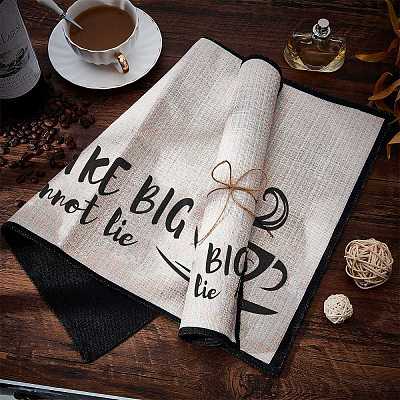 Coffee Theme Diablement Fort Cup Mats AJEW-WH0201-005-1