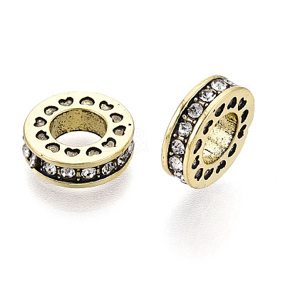 Alloy European Beads MPDL-S066-010C-AB-1