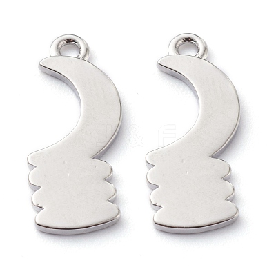 Brass Pendants KK-Z010-21P-1