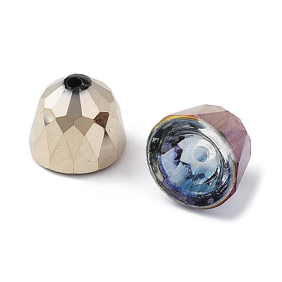 Electroplate Glass Beads GLAA-D016-20-1