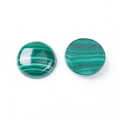 Natural Malachite Cabochons X-G-E557-06G-1