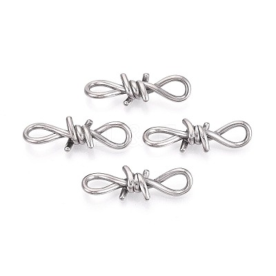 304 Stainless Steel Barbed Wire Links X-STAS-T072-138P-1