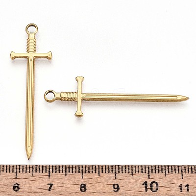 Ion Plating(IP) 304 Stainless Steel Pendants X-STAS-N098-135LG-1