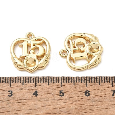 304 Stainless Steel Pendant Rhinestone Settings SA-CBA3037-23G-1