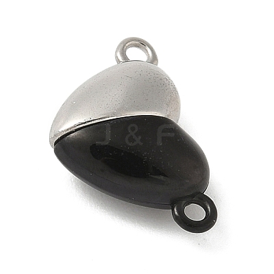 304 Stainless Steel Two Tone Magnetic Clasps STAS-Z147-03EB-01-1