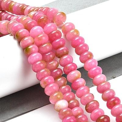 Dyed Natural White Jade Beads Strands G-G107-A02-01-1
