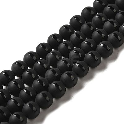 Dyed Natural Agate Round Bead Strands LS-G-J271-10-8mm-1