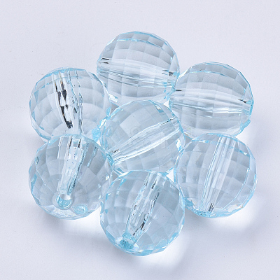 Transparent Acrylic Beads LS-TACR-Q254-8mm-V38-1