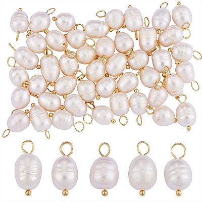 Natural Cultured Freshwater Pearl Pendants PEAR-SZ0001-08-1