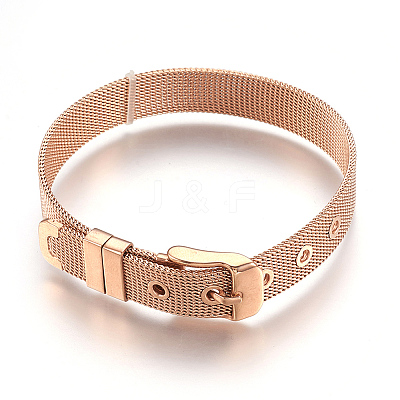 304 Stainless Steel Watch Bands X-WACH-P015-02RG-1