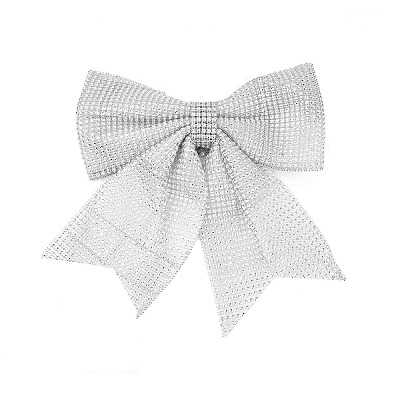 Christmas Cloth Big Bowknot Pendant Decorations AJEW-S088-05B-1
