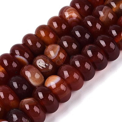 Dyed Natural Agate Beads Strands G-Q606-44B-01-1