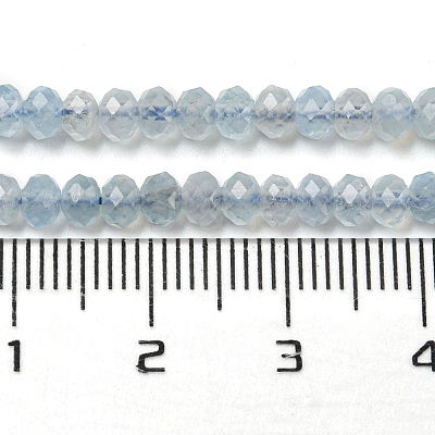 Natural Aquamarine Beads Strands G-A097-C01-01-1