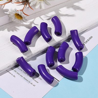 Opaque Acrylic Beads X1-SACR-S677-041-1