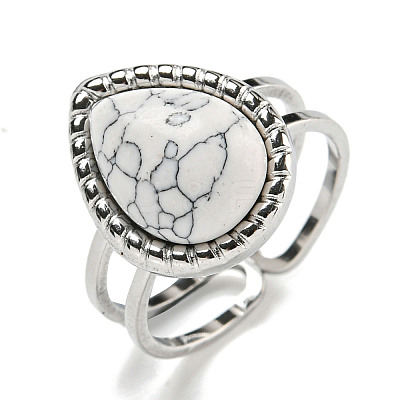 304 Stainless Steel Open Cuff Rings RJEW-C079-15P-01-1