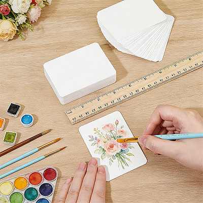 50Pcs Blank Paper AJEW-WH0709-240A-1