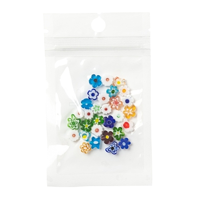 30Pcs Handmade Millefiori Glass Beads LAMP-FS0001-02C-1
