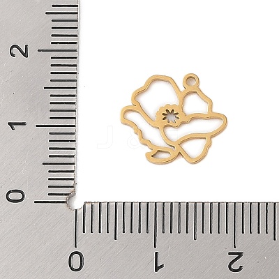 304 Stainless Steel Pendants X-STAS-S139-06G-09-1