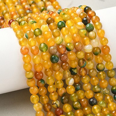 Natural Agate Beads Strands G-C082-A01-56-1