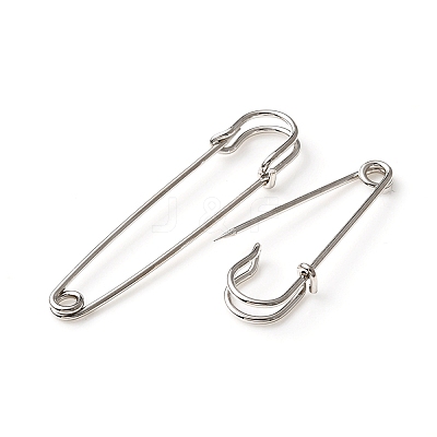45Pcs 6 Size Iron Kilt Pins Brooch Clasps Jewelry Findings IFIN-YW0001-73-1