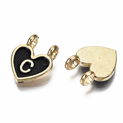 Alloy Enamel Charms X-ENAM-T012-02C-RS-1