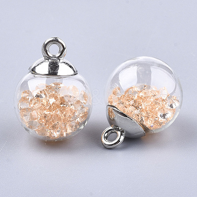 Glass Ball Pendants LS-GLAA-T003-04E-1