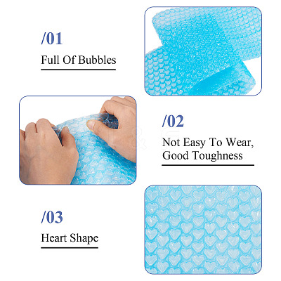 PE Heart Bubble Out Bags FIND-TAC0036-059G-1