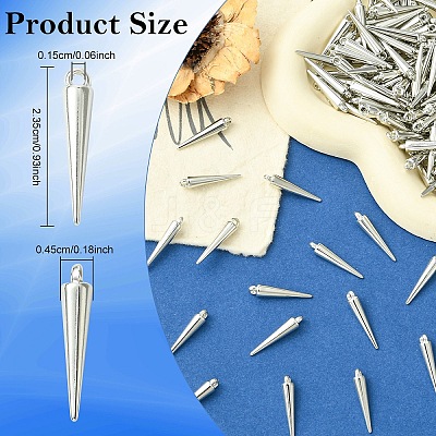 200Pcs CCB Plastic Pendants CCB-YW0001-66-1
