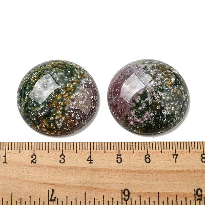 Natural Indian Agate Cabochons G-C115-02B-09-1
