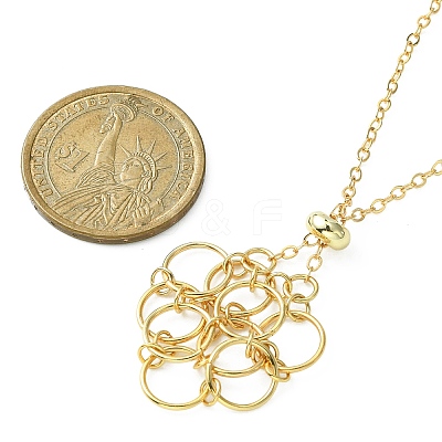 304 Stainless Steel Macrame Pouch Empty Stone Holder for Pendant Necklaces Making NJEW-TA00083-02-1