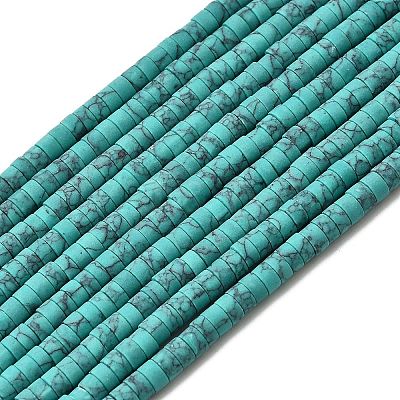 Dyed Synthetic Turquoise Beads Strands G-Z089-A04-O-1