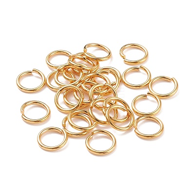 304 Stainless Steel Open Jump Rings STAS-G098-02G-1
