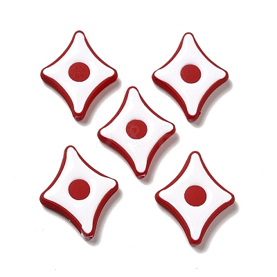 Opaque Acrylic Beads ACRC-I001-06-1