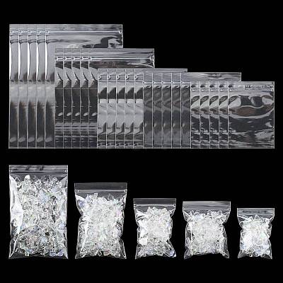 60Pcs 5 Styles Polypropylene Zip Top Bags OPP-FS0001-21-1