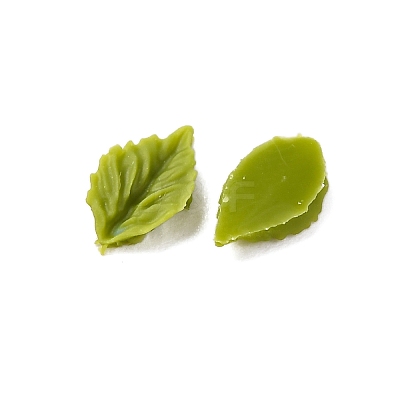 Leaf Opaque Resin Cabochons FIND-L019-04A-1
