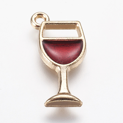 Alloy Enamel Pendants X-ENAM-G124-06B-1