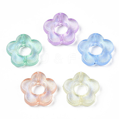 Transparent Acrylic Beads X-OACR-S028-140-1