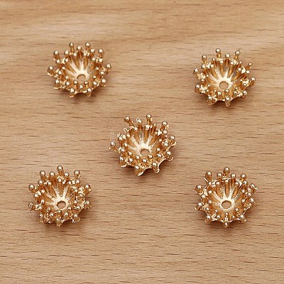 Alloy Bead Caps FIND-WH0116-38KCG-1