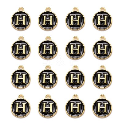 Golden Plated Alloy Charms ENAM-S118-02H-1