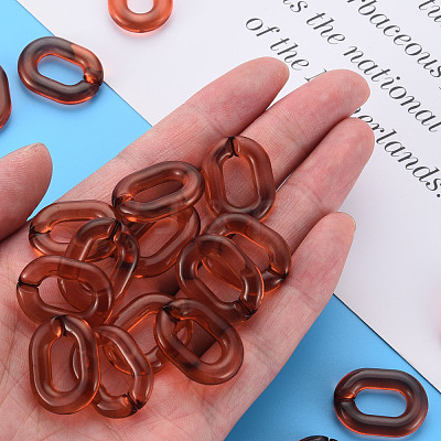Transparent Acrylic Linking Rings MACR-S373-19-B08-1